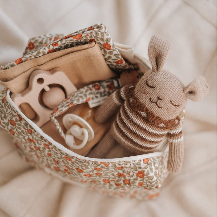 Main Sauvage knuffel bunny sepia a