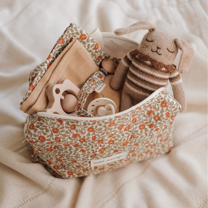 Main Sauvage knuffel bunny sepia d