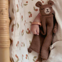 Main Sauvage knuffeldoekje teddy nut knit