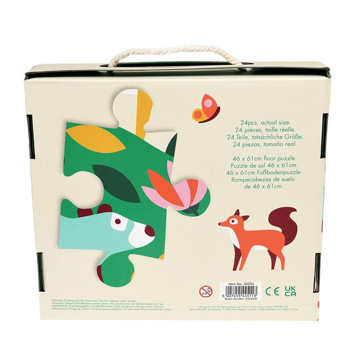 REX London vloerpuzzel woodland 3jr+ / 24 stks REX30253d