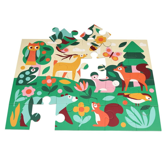 REX London vloerpuzzel woodland 3jr+ / 24 stks REX30253a