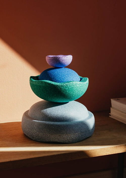 Stapelstein Bloom stacking stones 6 + 1 Rainbow pastel