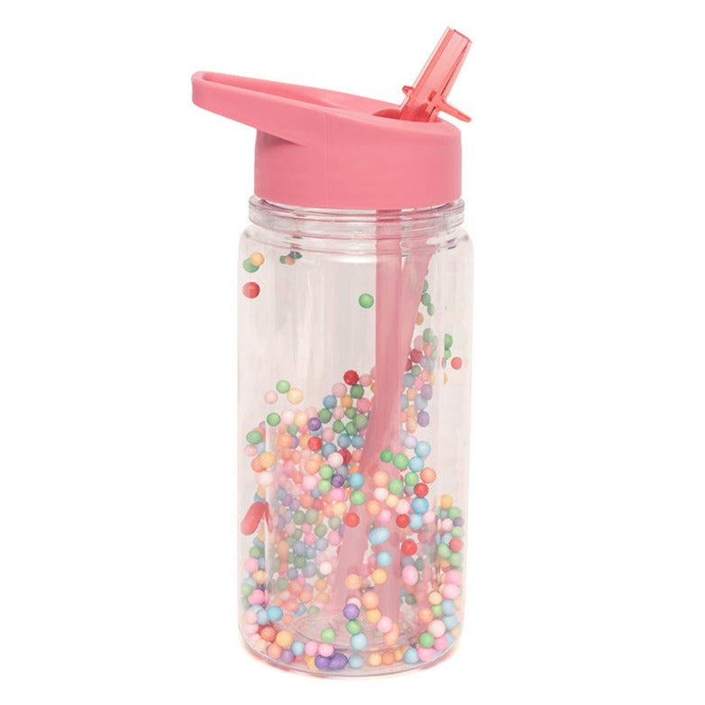 Petit Monkey drinking bottle macaron popsicles peony pink