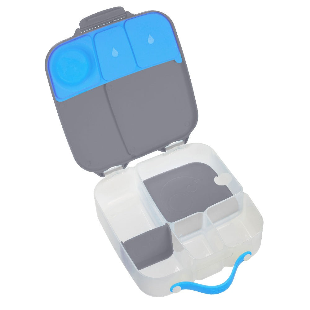 B.box bento lunch box blue slate