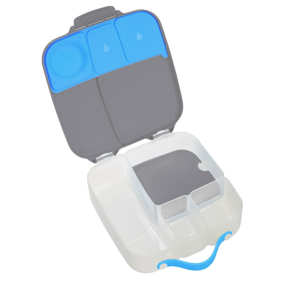 B.box bento lunch box blue slate 654