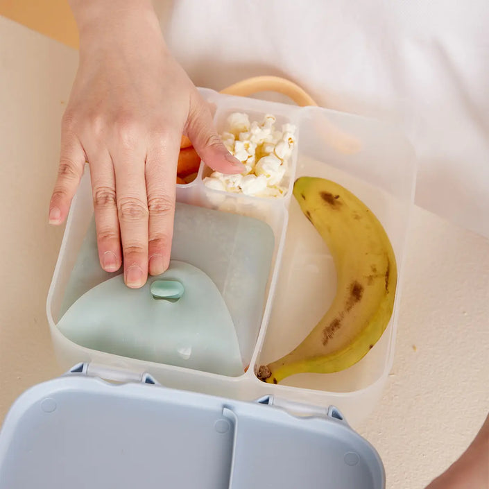 B.box bento lunch box blue slate