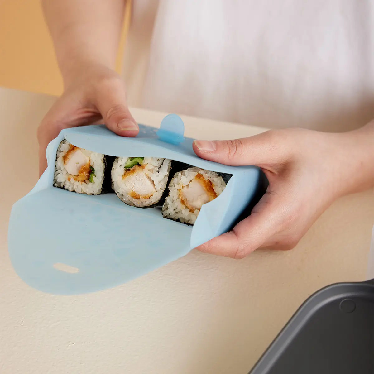 B.box mini bento lunch box blue slate – PSiloveyou