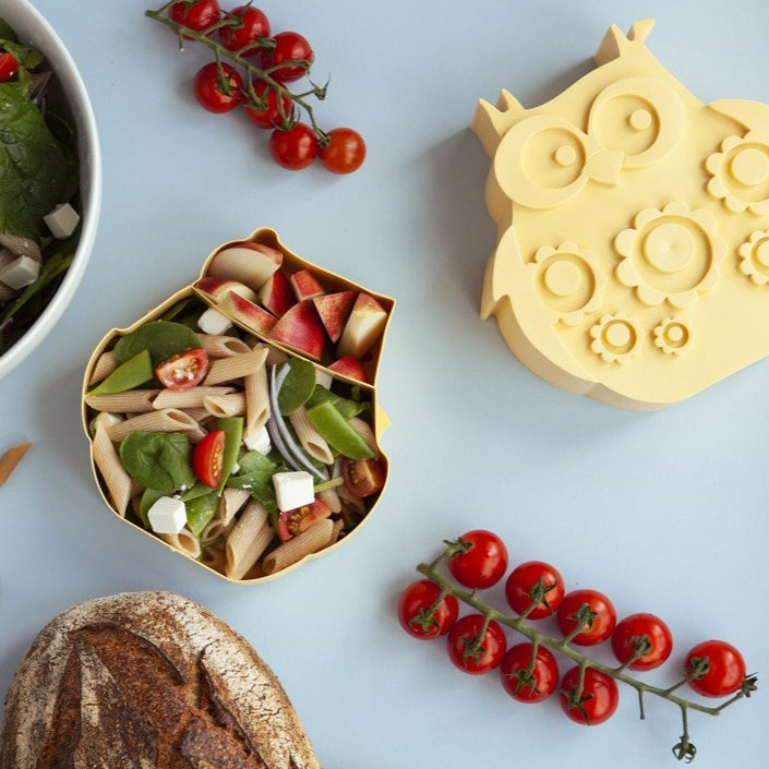 BLAFRE lunch box owl orange