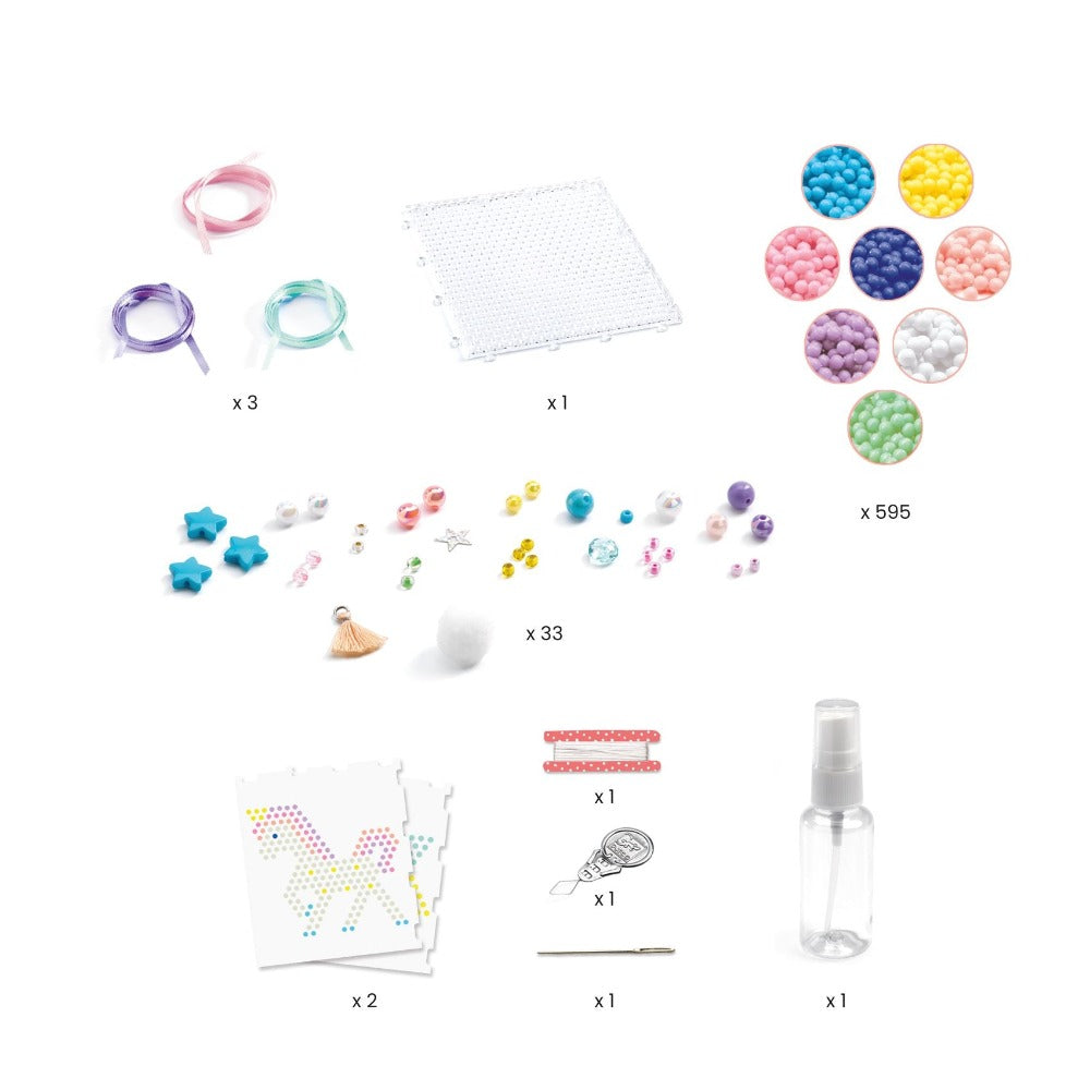 DJECO artistic aqua beads rainbow 6 yrs+