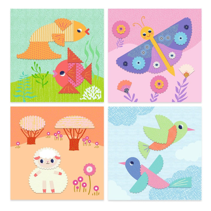 DJECO creative with paper Cartel cutting 3 yrs+