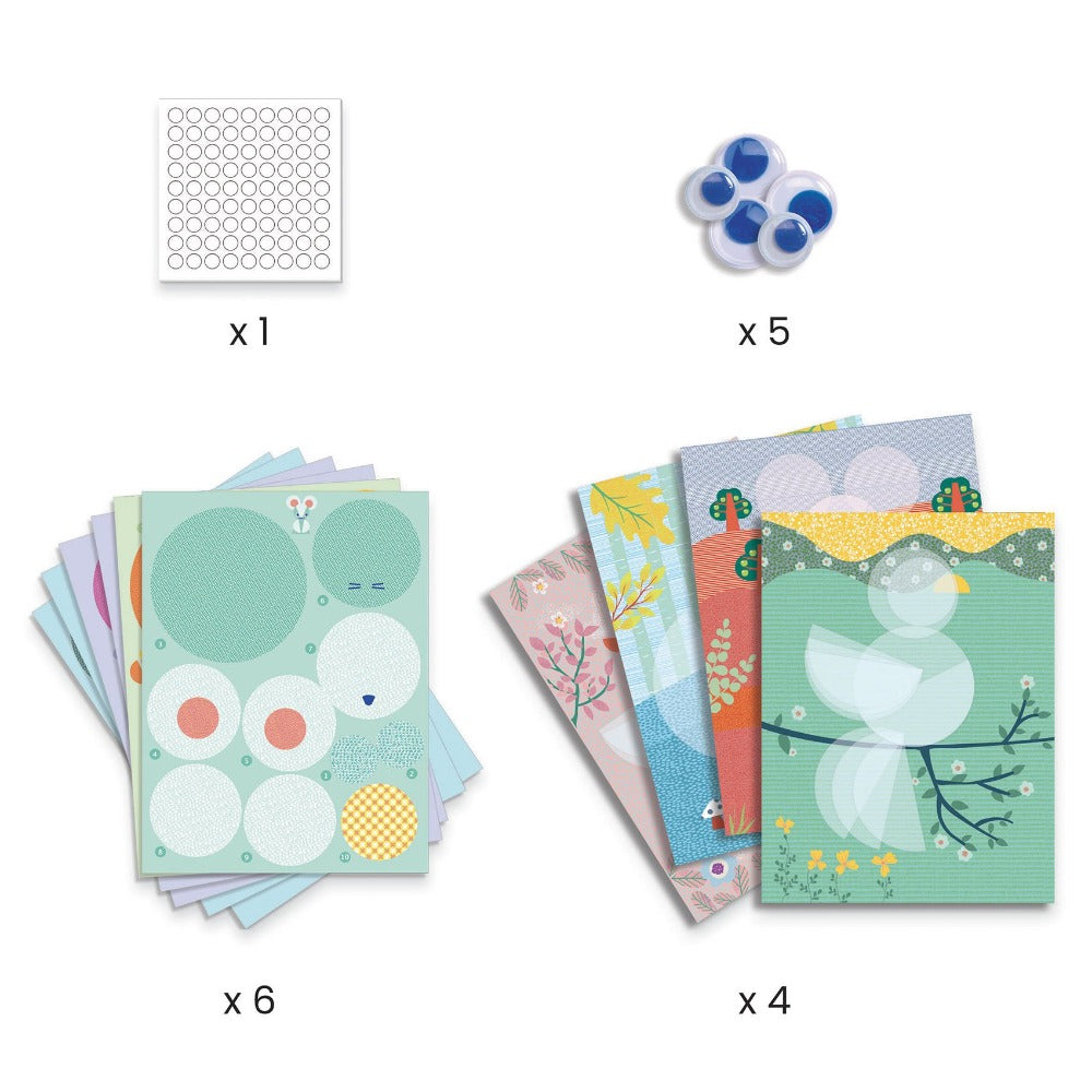 DJECO creative with paper Rounds 3 yrs+