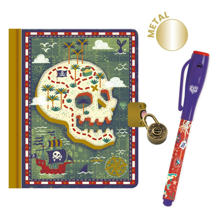 DJECO diary lock and magic pen Steve small