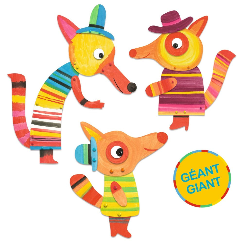DJECO animal painting family Fox 3 yrs+