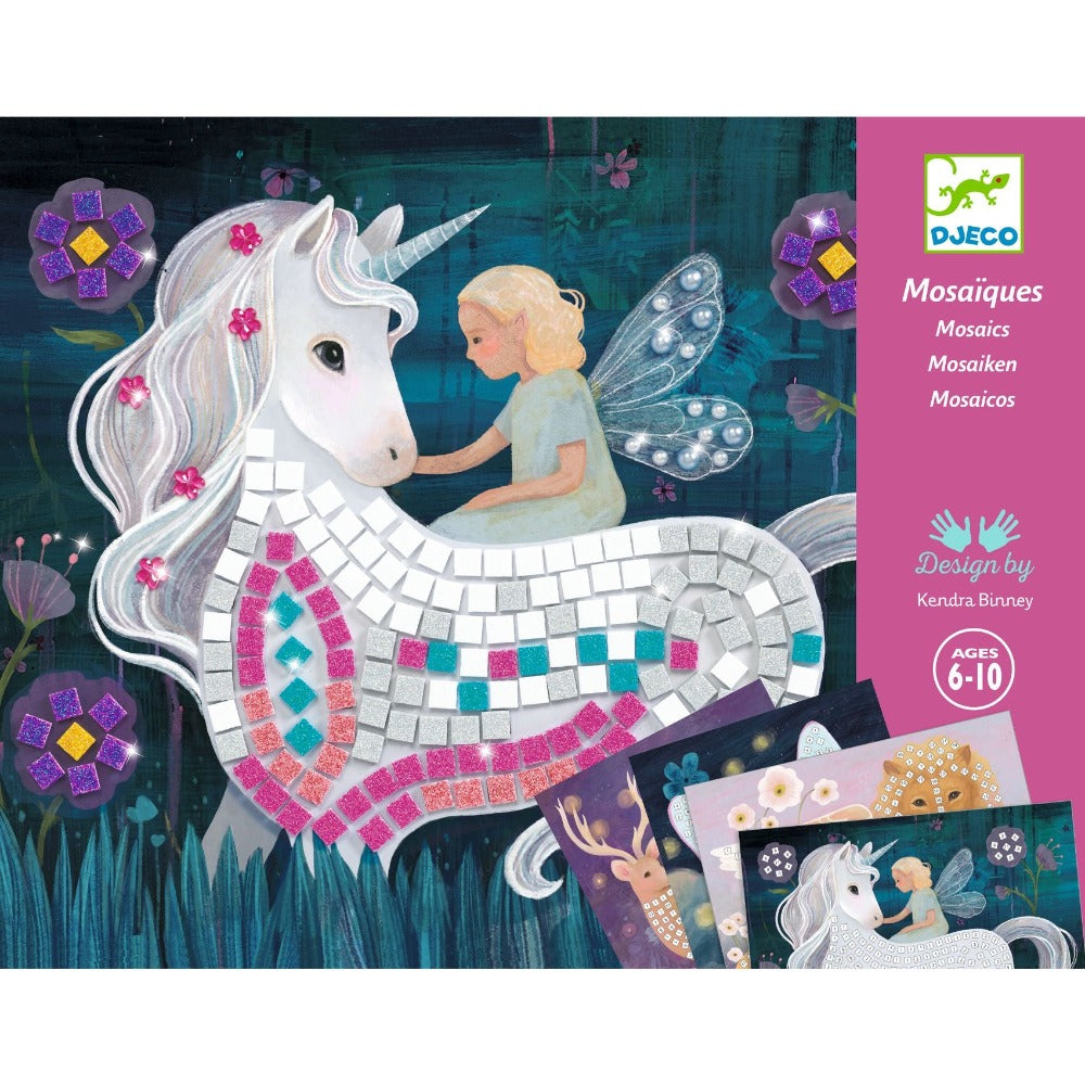 DJECO glitter mosaic enchanted world 6 yrs+