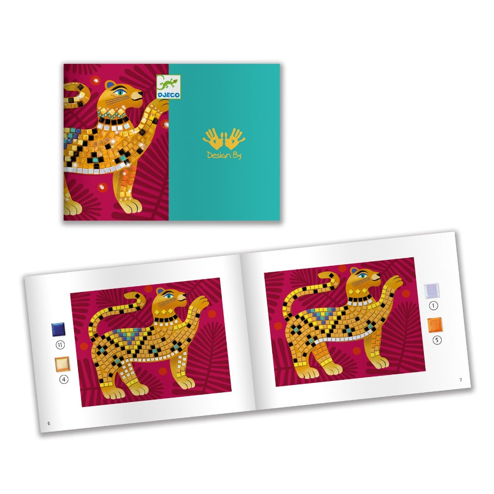 DJECO glitter mosaic jungle 7 yrs+