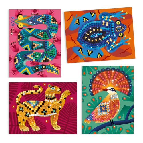 DJECO glitter mosaic jungle 7 yrs+