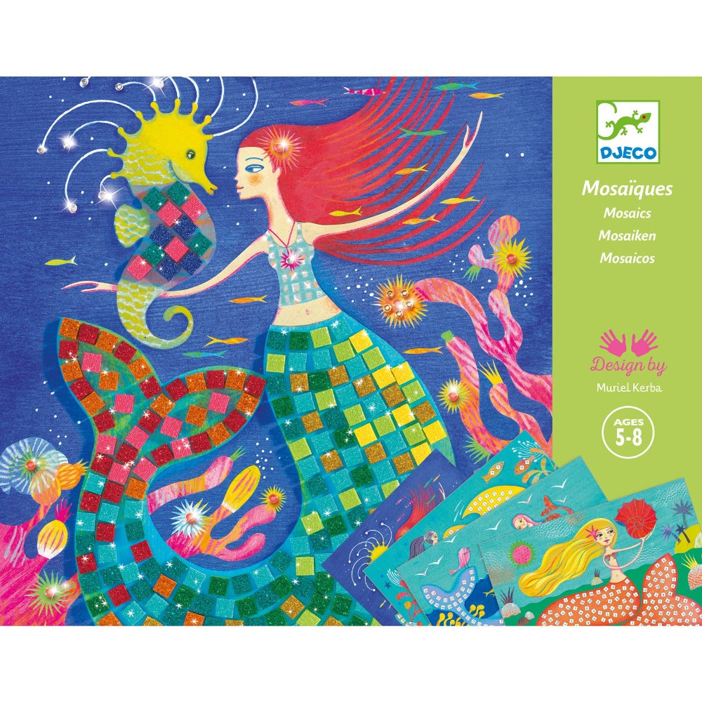 Buy DJECO glitter mosaic mermaid 7 yrs+