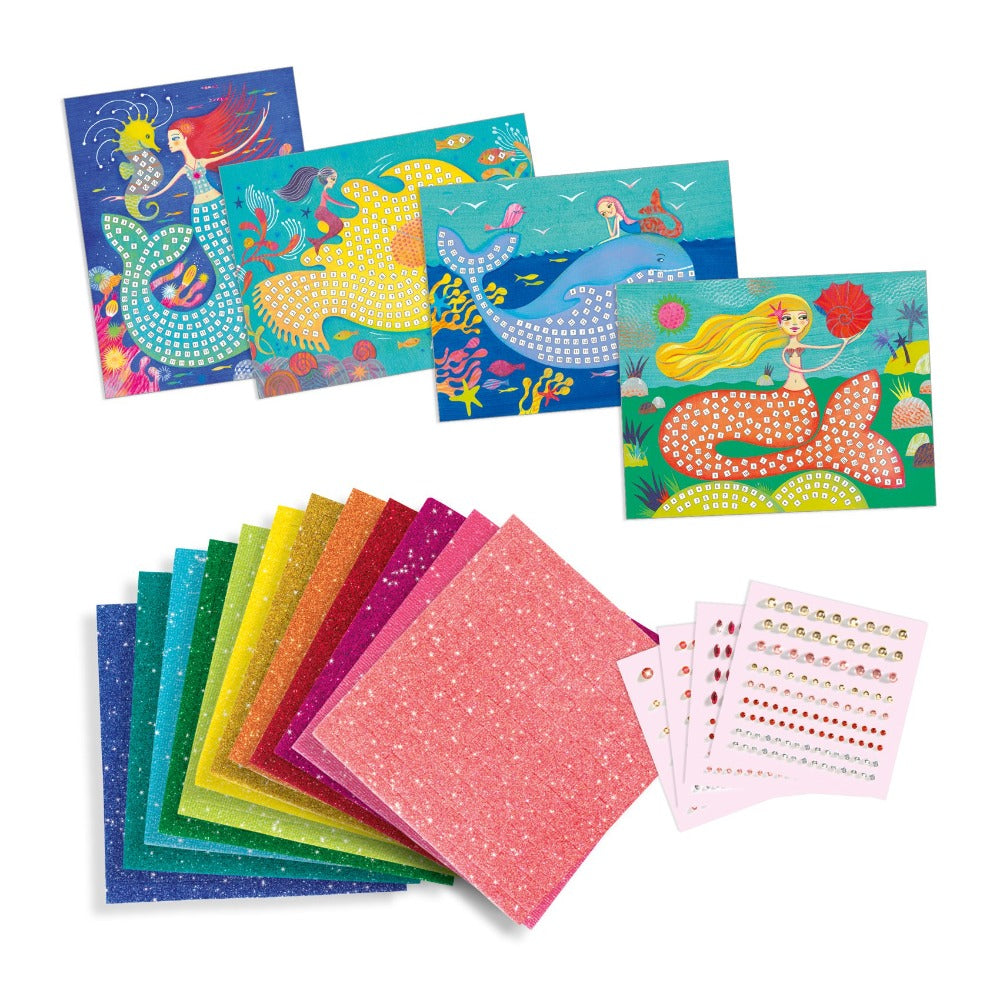 DJECO glitter mosaic mermaid 7 yrs+ DJ09423