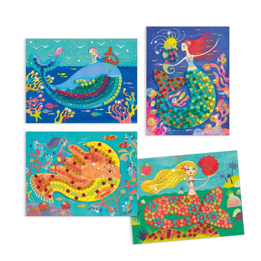 DJECO glitter mosaic mermaid 7 yrs+ 3070900094239