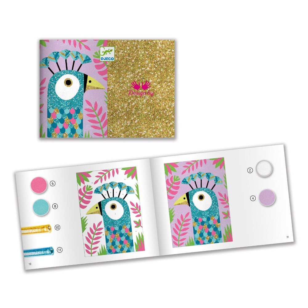 DJECO glitter sand birds 7 yrs+ DJ08663
