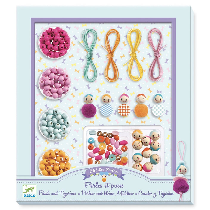 DJECO wooden beads + figures 8 yrs+