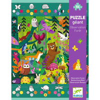 DJECO jumbo puzzle 1 to 10 jungle 4 yrs+/ 54 pcs