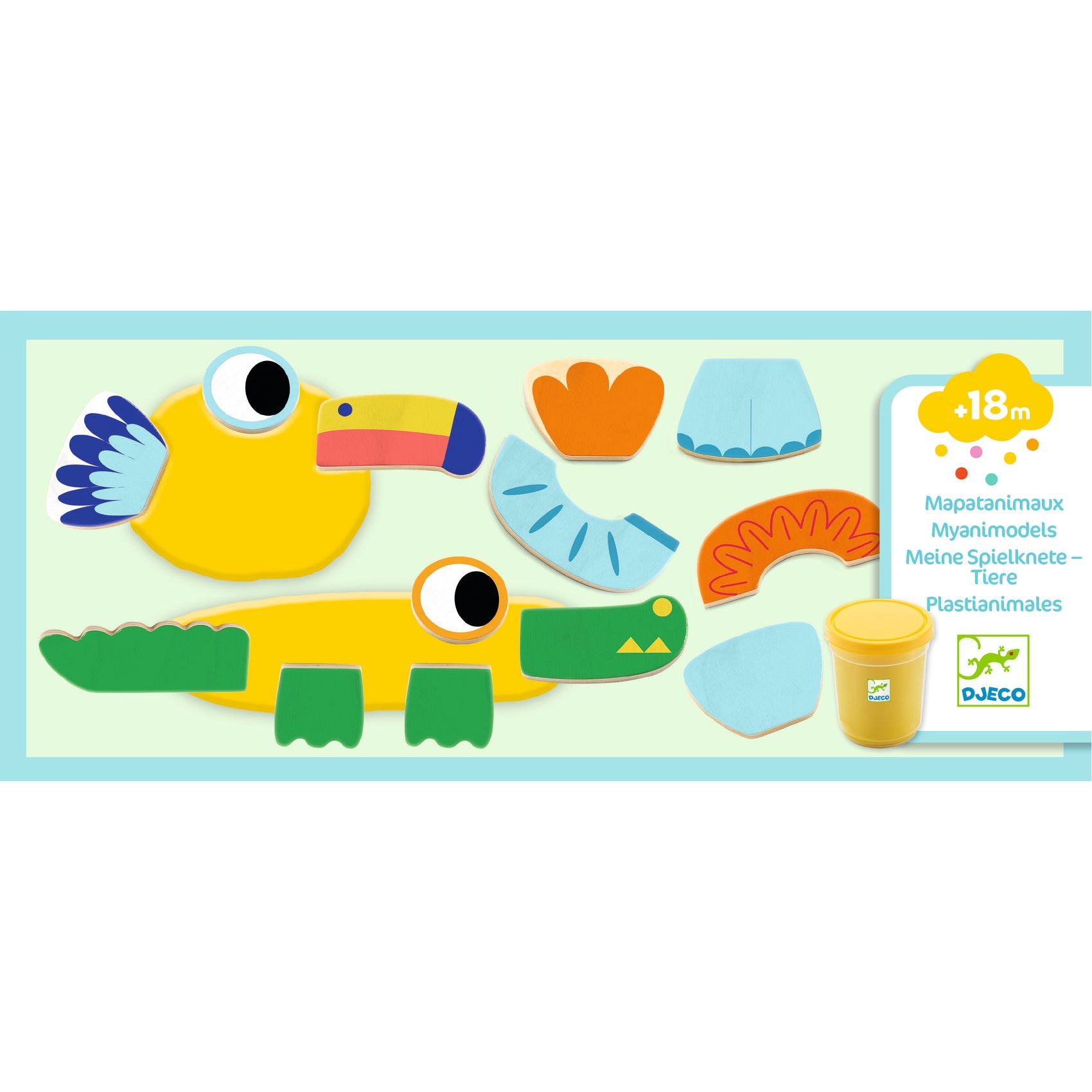 DJECO clay Myplasti Animales 18 months+