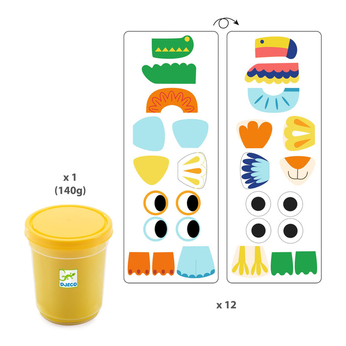 DJECO clay Myplasti Animales 18 months+