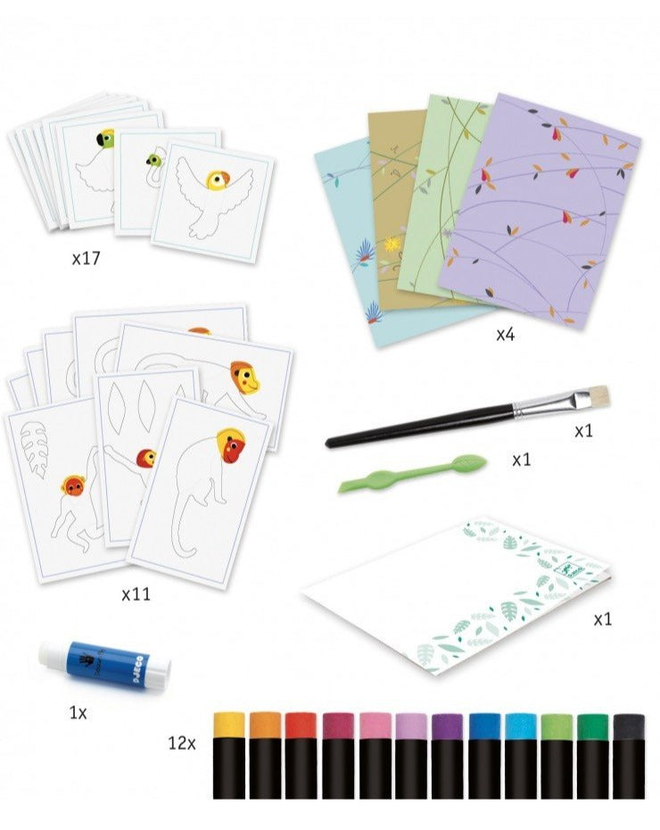 DJECO colors with wax crayons 6 yrs+