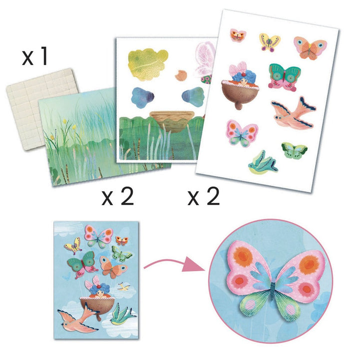 DJECO craft package 6 activities Fairy 6 yrs+
