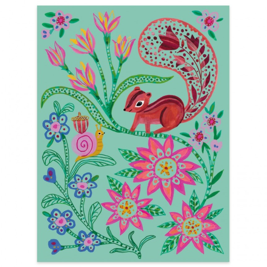 Buy DJECO scratch foil cards Animals in the garden 6 yrs+