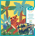 DJECO scratch foil cards Large animals 3 yrs+