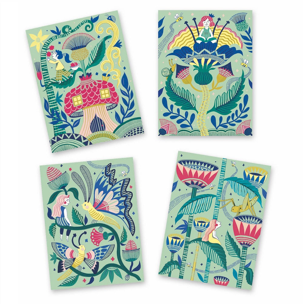 Buy DJECO scratch foil cards Fantasy 6 yrs+