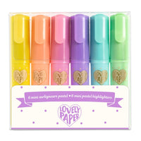 DJECO mini markers pastel 6 pcs 6yrs+