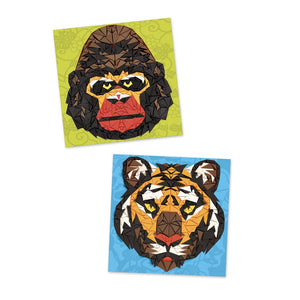 DJECO mosaic set wild animals Khan 8 yrs+