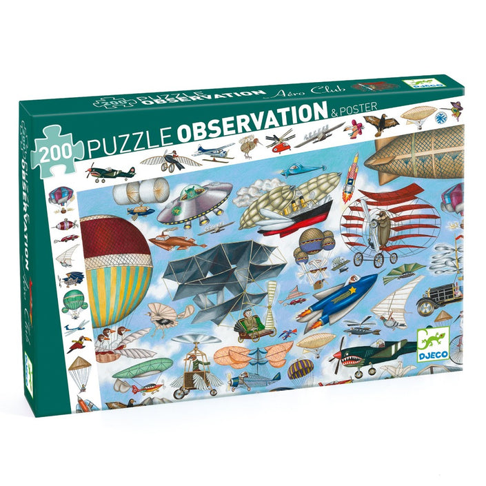 DJECO observation puzzle Aero club 6 yrs / 200 pcs