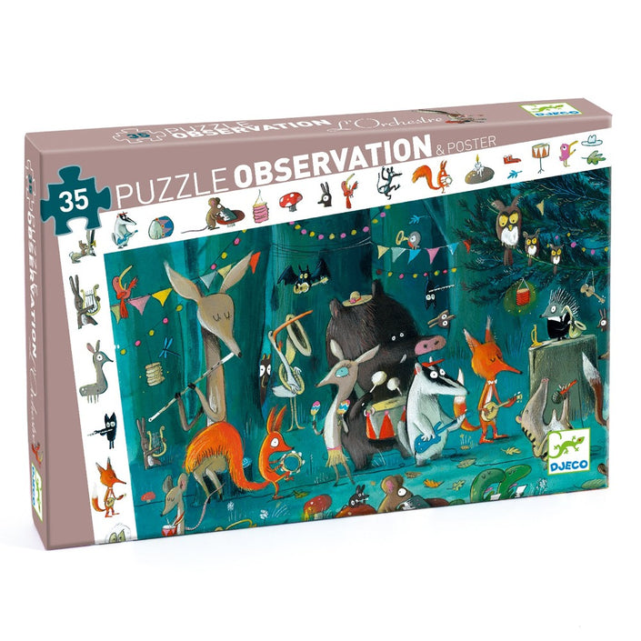 DJECO observation puzzle L'Orchester 3 yrs+/ 35 pcs