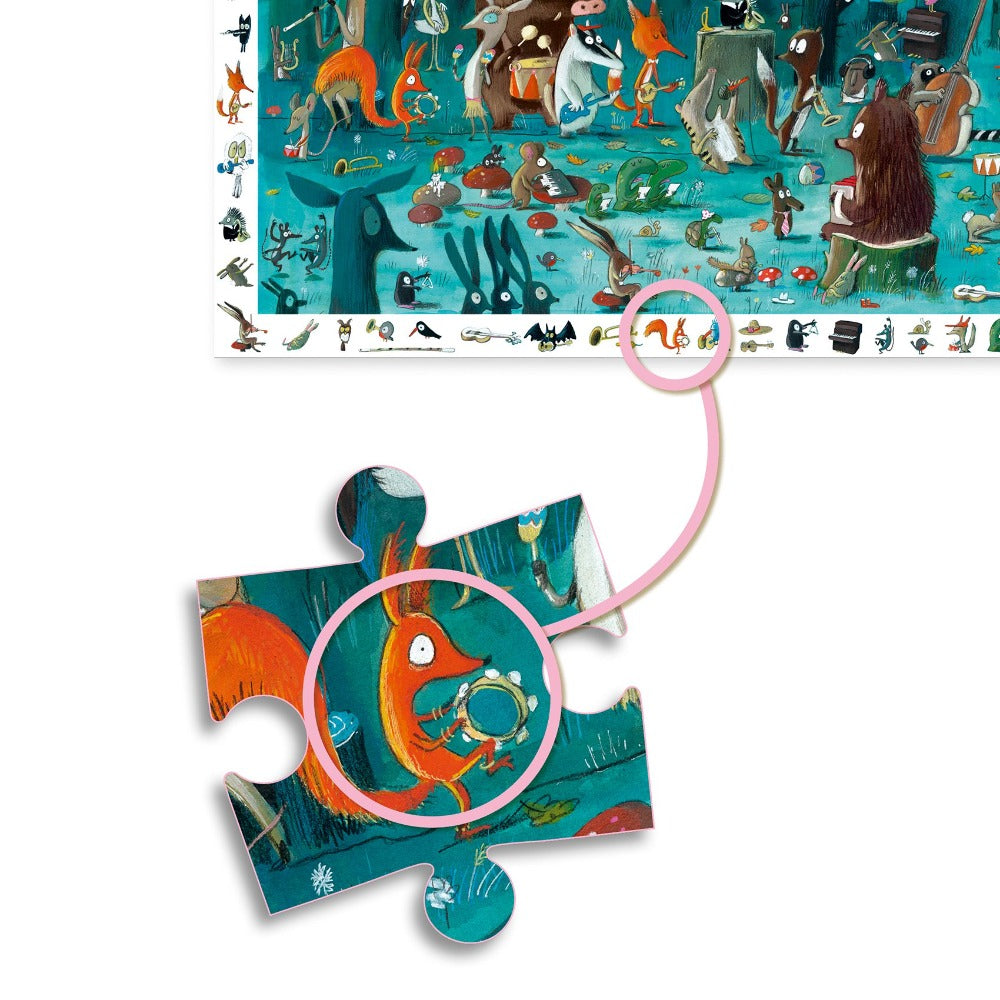 DJECO observation puzzle L'Orchester 3 yrs+/ 35 pcs