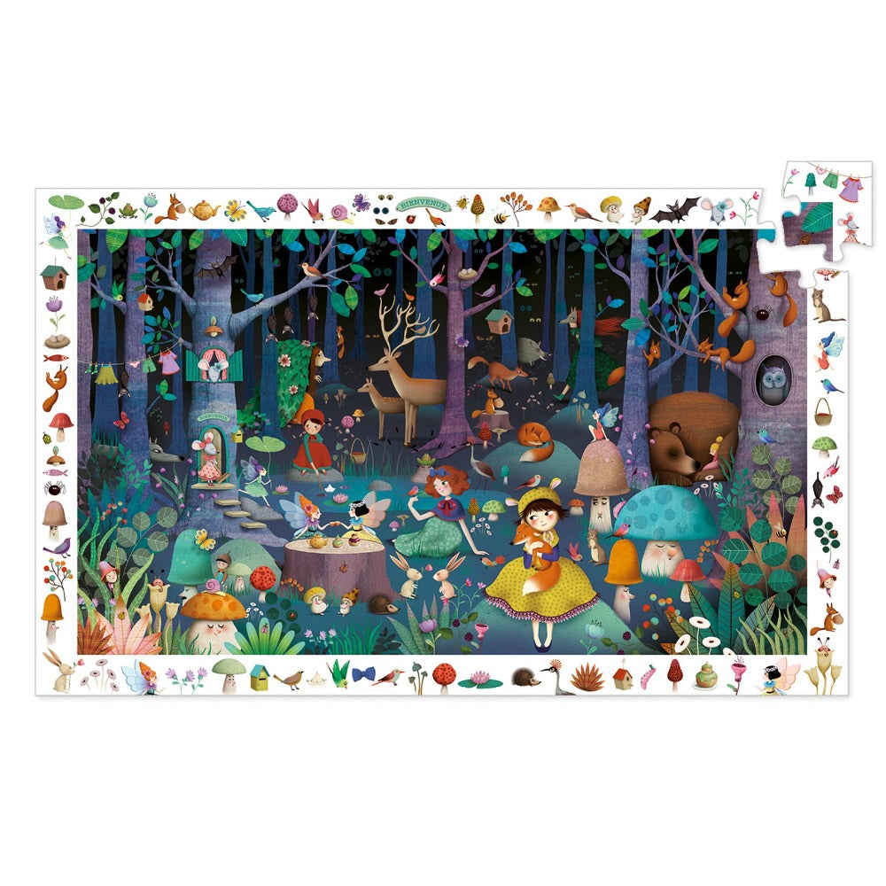 Buy DJECO observation puzzle La foret enchantee 5 yrs+/ 100 pcs