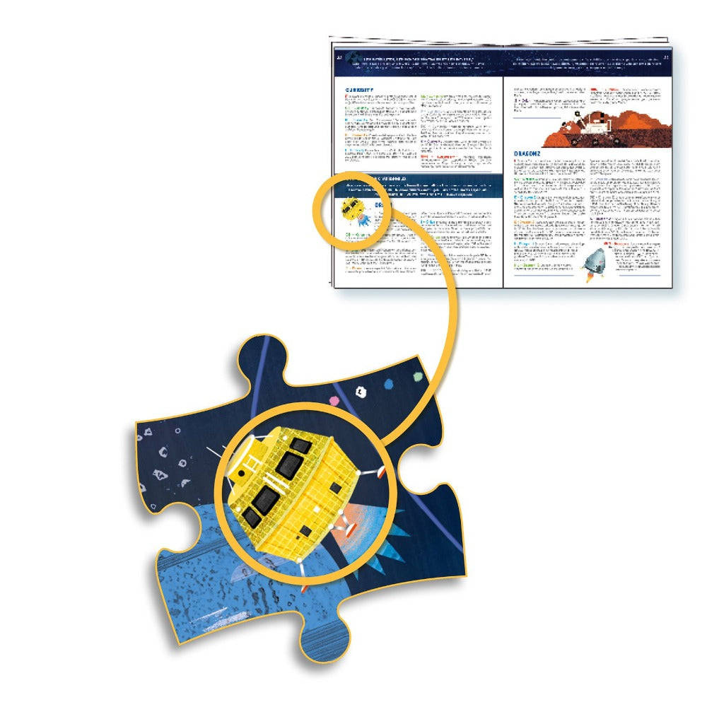DJECO observation puzzle Space 6yrs+/ 200 pcs 3070900074132
