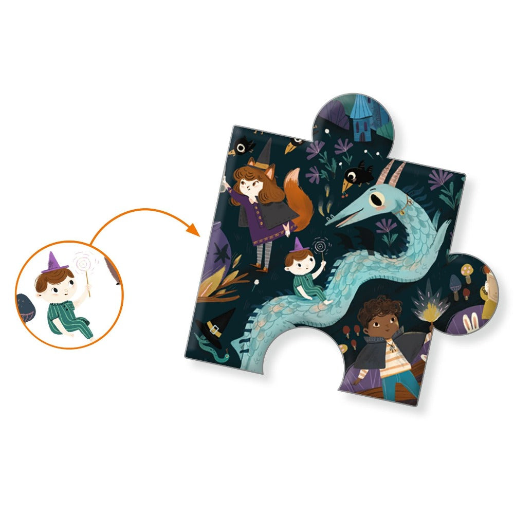 DJECO observation puzzle sorcerers apprentices 4 yrs+/ 54 pcs
