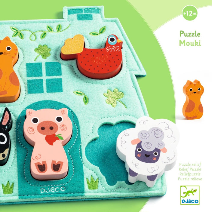 DJECO puzzle Mouki 12 months+