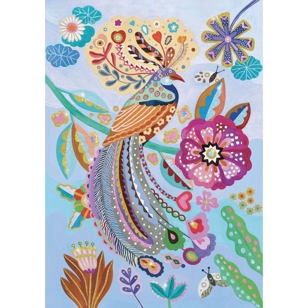 DJECO puzzle Sparkling bird 4 yrs+/ 50 pcs 3070900072541
