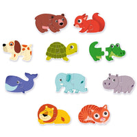 DJECO puzzle duo animals 2 yrs+