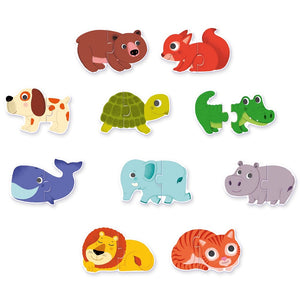 DJECO puzzle duo animals 2 yrs+