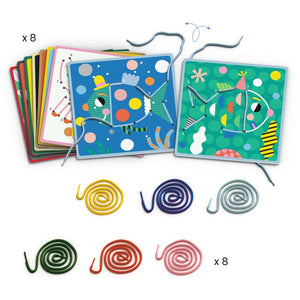 DJECO threading cards dot-to-dot 4 yrs+
