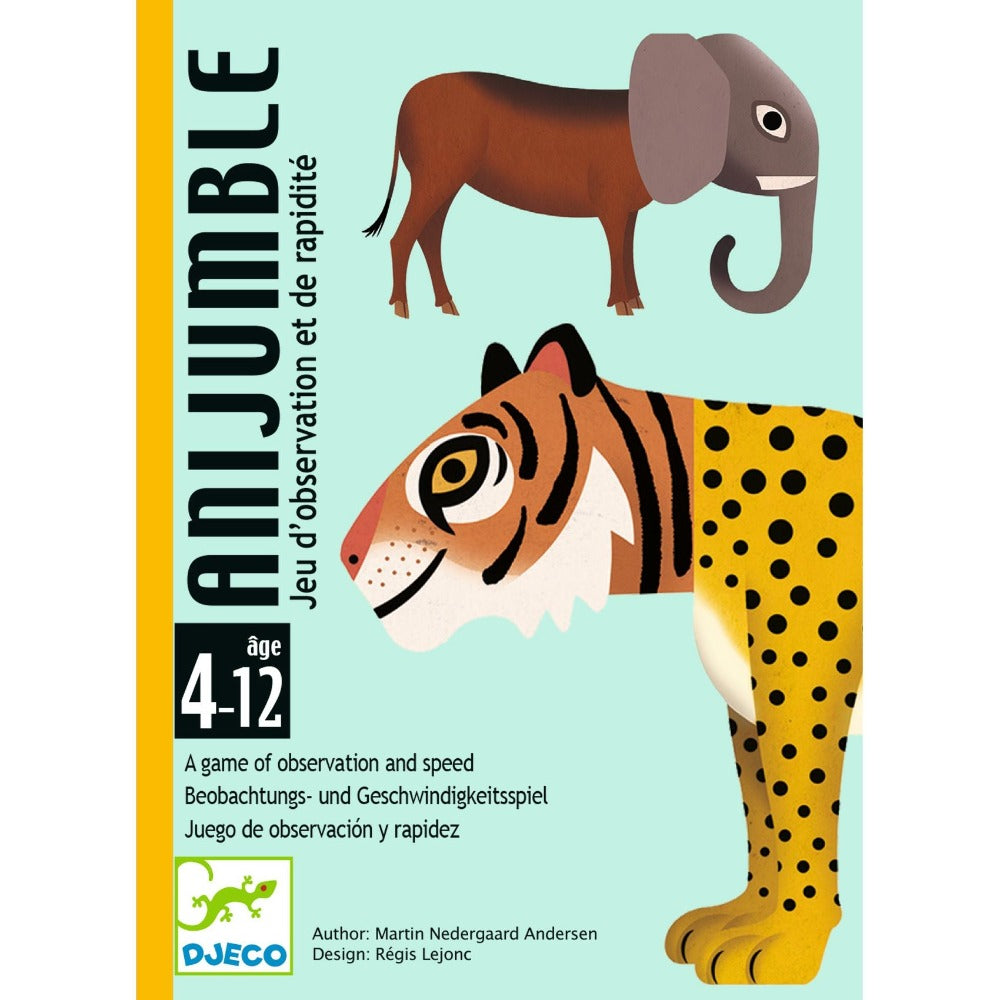 DJECO card game anijumble 4 yrs+