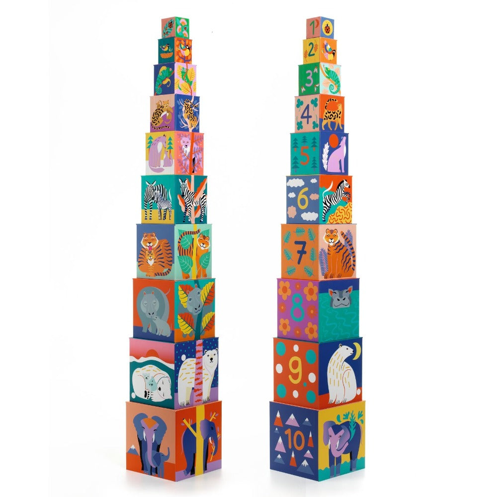 DJECO stacking tower friends 12 months+
