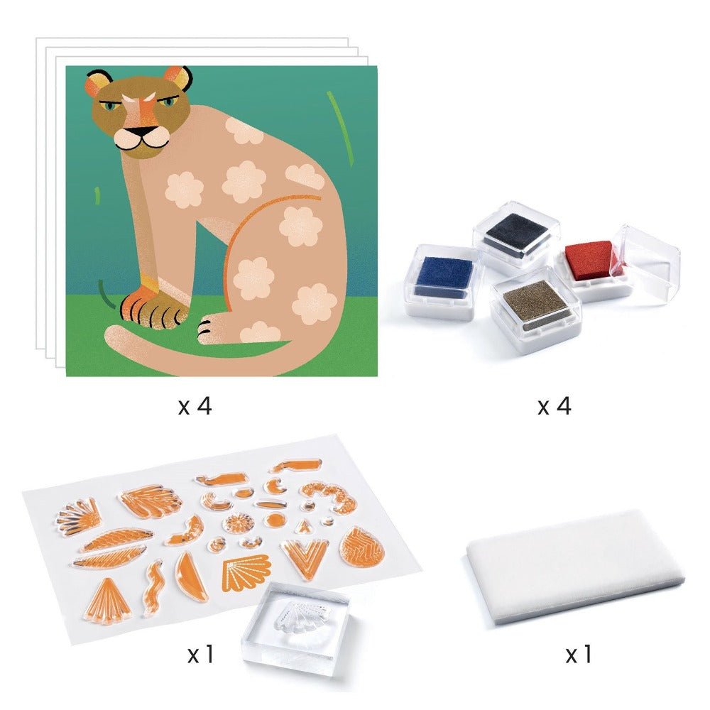 DJECO stamping motifs and fur 7-12 yrs+