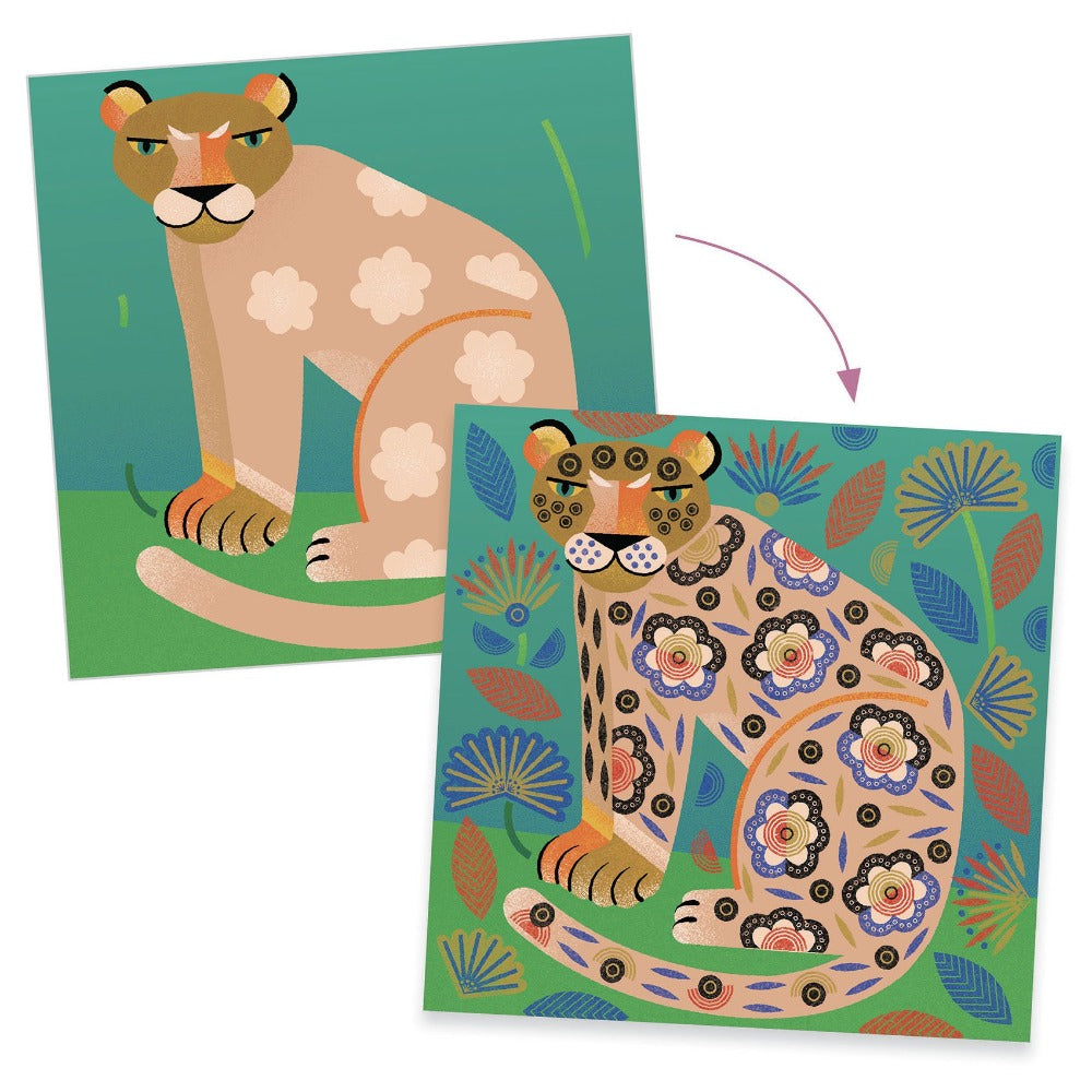 DJECO stamping motifs and fur 7-12 yrs+